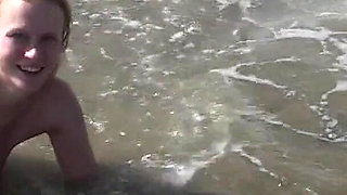 Teeny Squirts Into the Sea