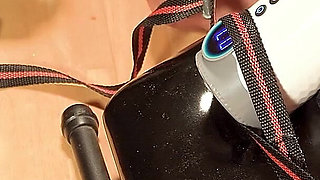 Left Alone to Post Orgasm Machines Restrained to a Cock Milking Machine for a Post Orgasm Torment