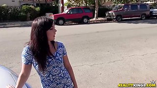 Lad Picks Up Babe In The Middle Of The Street For Pov Sex With Whitney Wright