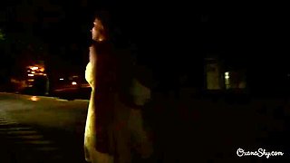 Oxana Hot MILF Nude Hotel Dare Compilation - Amateur Exhibitionist Flashing Her Big Ass