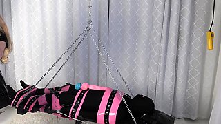 Amateur blonde tres sexy lingerie anal