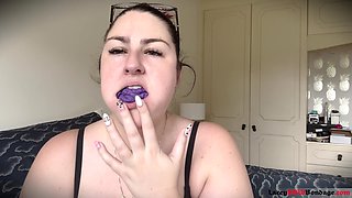 Lacey - Self Gag Fun and Orgasms After Gym Part 1