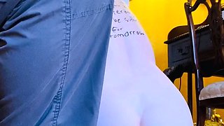 Big tit blonde amateur MILF seduced by a taxi