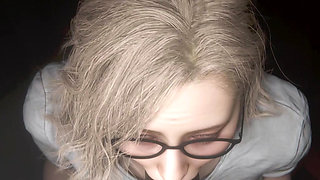 Resident Evil RE9 - Grace working overnight for that promotion Black Remix Color (Sound) WM By Madruga3D Animation 3D Hentai