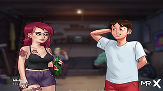 SummertimeSaga - Old Classmates Dancing On The Rooftop E2 #