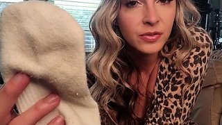 Goddess Allie - Sock Sniffing Loser