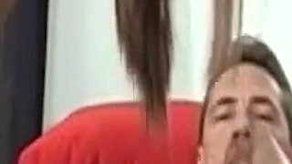 Skinny Mature Babe in Stockings Teases and Takes Deep Pounding