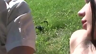 Humiliated hand in pussy threesome