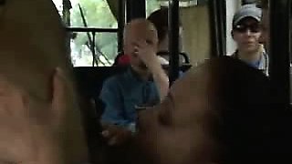 Public sex in the crowded bus