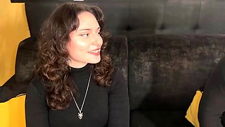 Young Chubby French Amateurs Brutal Casting Debut