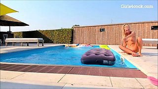 Cute blonde teen tight pussy hardcore massage fucking