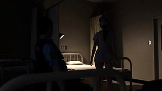 Hot 3D redhead licking a pussy while getting fucked