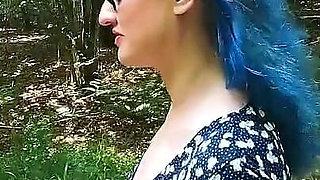 Teasing My Femdom Slave in the Woods