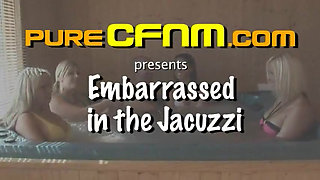 Embarrassed in the Jacuzzi