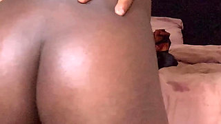 Hot Ebony Babe Slow Motion Butt Massage
