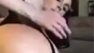 Big boobs milf masturbates with her dildo