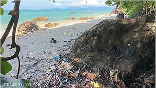 Our Sex On The Public Nude Beach - Mynaughtyvixen