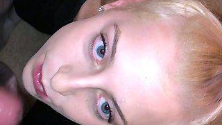 Amateur blonde teen POV sextape with hot anal fucking