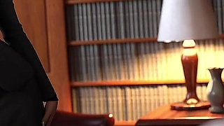 Busty Judge MILF's Pussy Destroyed by Hung Student Lawyer After Court Session - Law College Part 1