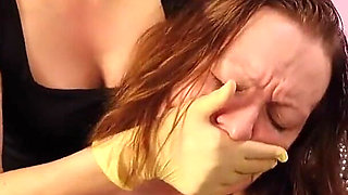 Clothes Ripping off - Cut the Dress - Lesbian Kinky Play (arya Grander & Mistress Priest)