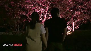 Sultry JAV stunner blows hard then gets fucked roughly with pure passion