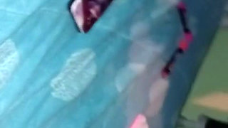 My Cuckold Eats My Pussy so Good While Masturbating Me with a Lovense Lush 3 After My Date with BBC