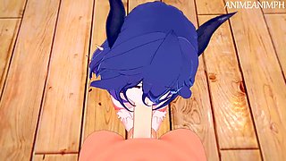 Cartoon hentai teen with big boobs porn