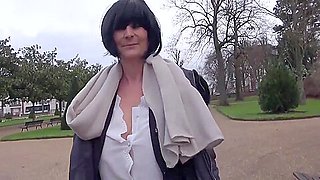 Curvy French Wife In Stockings Has Wild Sex With A Young Guy