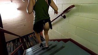 4K MILF Sammi Starfish Flashes Her Big Ass in Miniskirt Outdoor