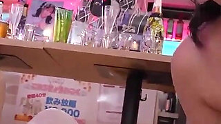 Maid Cafe POV,in the Push-to-fuck Concept Cafe, Three Pairs Ba... Creampies, the Lesbian Duo Oto-chan and Kiri-chan Edition!