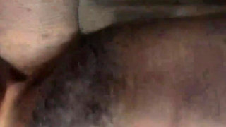 Hairy Black Pussy Close-up Creampie Amateur