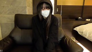 Asian girl getting licked squirting while fingered on the be