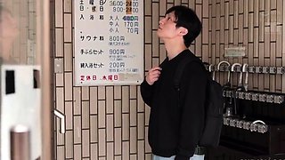 Teen asian golden shower