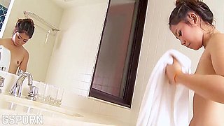 Hot Asian Thai Girl Show Her Hairy Pussy In Bath Room And Masturbate