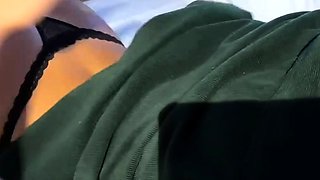 Big-Titted Brunette Babe Tries Anal in New Lingerie