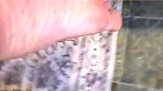 Amateur blondie solo anal masturbation