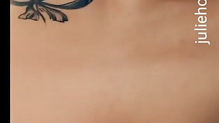 The milf's legs are shaking from an anal orgasm.
