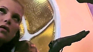 Stina Stone Femdom Feetworship Dirty Smelly Socks Barefeet by German Mistress in Leather Gloves