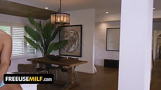 Bad mylf teacher helps her college girls only if they submit their innocent freeuse vulvas to her stepson