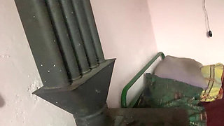 Big natural tits under gothic shirt