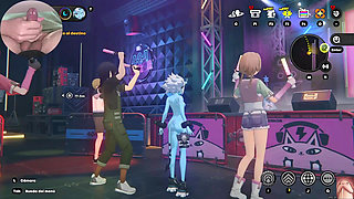 A small and beautiful Japanese oni girl, gets horny and strips, making my dick hard (Zenless Zone Zero Gameplay 4)