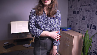 Office Tease Turned Into Split Pants Disaster