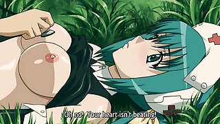 Threesome action with fascinating darling from Hentai Universe