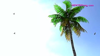 Hot Stepmom Aunt Cass Gets Her Pussy Stuffed in Beach POV