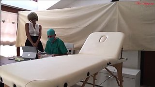 Italian MILF Doctor Facial Cumshot - CandyGanja420 Blowjob & Handjob