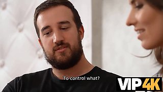 Naughty stepfamily indulges in mind-blowing cuckold fantasy with remote control