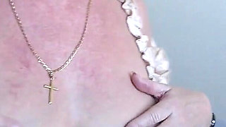 Fingering Over My Panties & Masturbating with Tits Out & Ass Spreading in Doggy