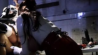 Fetish ass toyed and rimmed in a freaky scene