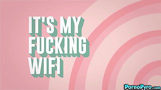 Luna Star Cums On To The Internet Technician Xander Cor