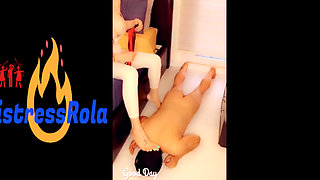 Arab Mistress Rola Slave Face Slapping